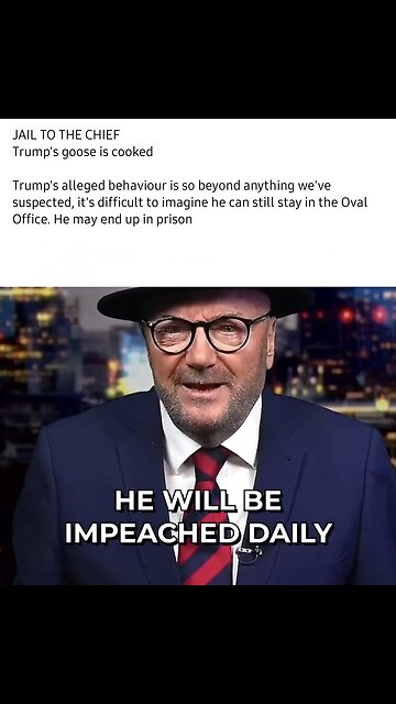 Trump's goose is cooked