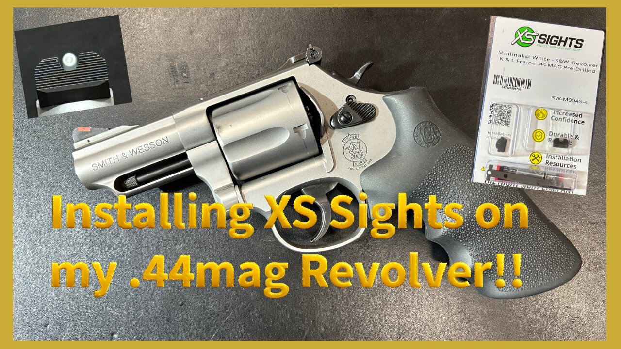 XS Revolver Sights For The S&W Model-69, .44 Combat Magnum, Demonstration and Review
