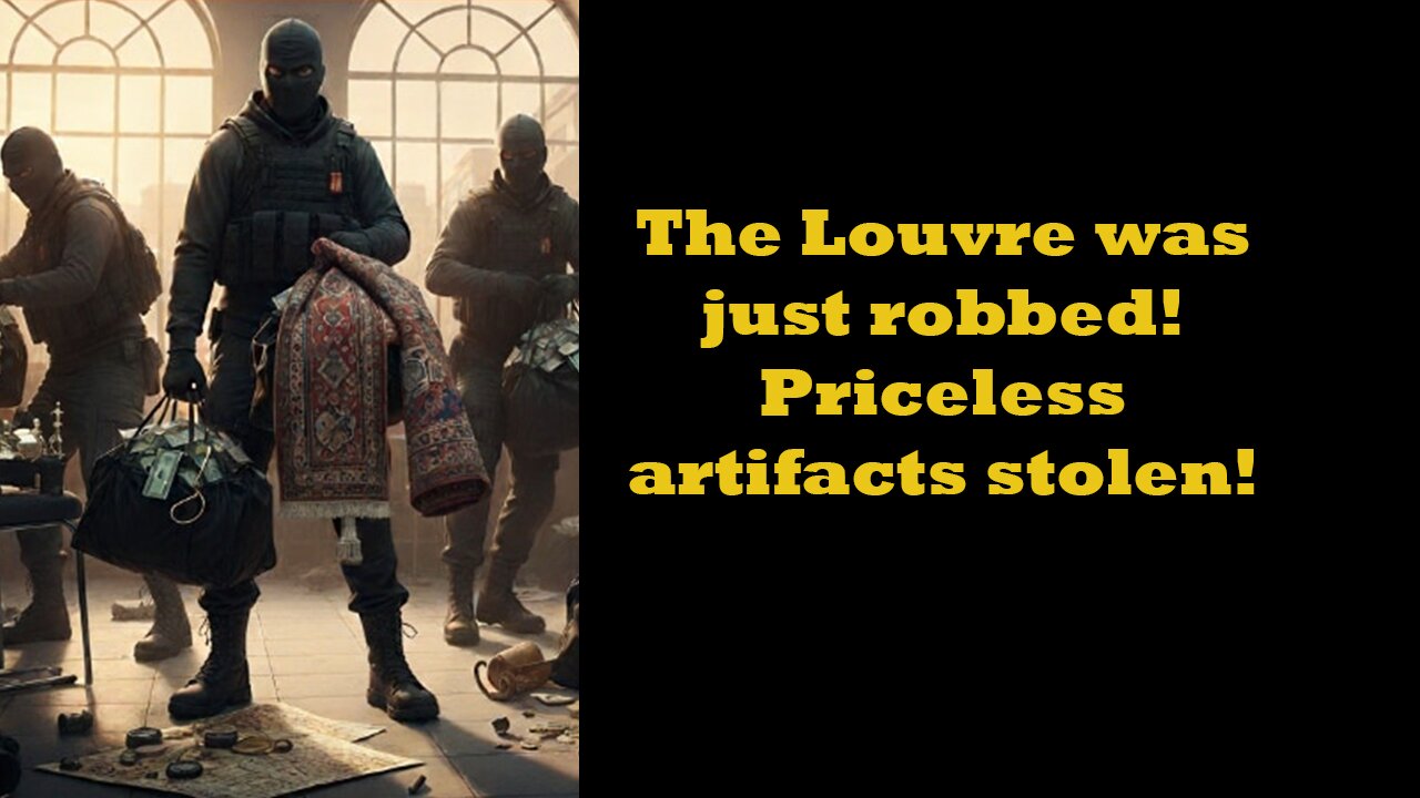 The Louvre was just robbed!