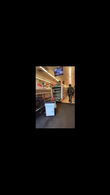 ICE Agents Chasing Down IIIegal Alien in a Chicago Walgreens