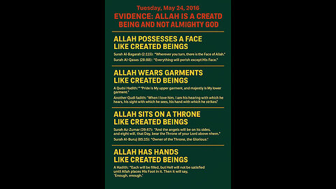 BEARDLESS ALLAH, MUSLIMS PRAY TO MUHAMMAD https://youtu.be/NwlvLo7eCTI?si=T5Wq7dUlQIm4Mx_9 #truth #j