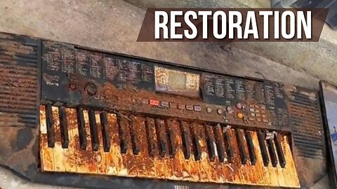 Extreme Yamaha Keyboard Restoration – From Muddy Mess to Brand New!