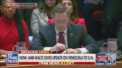 Mike Waltz defends Trump & the USA over the apprehension of Maduro