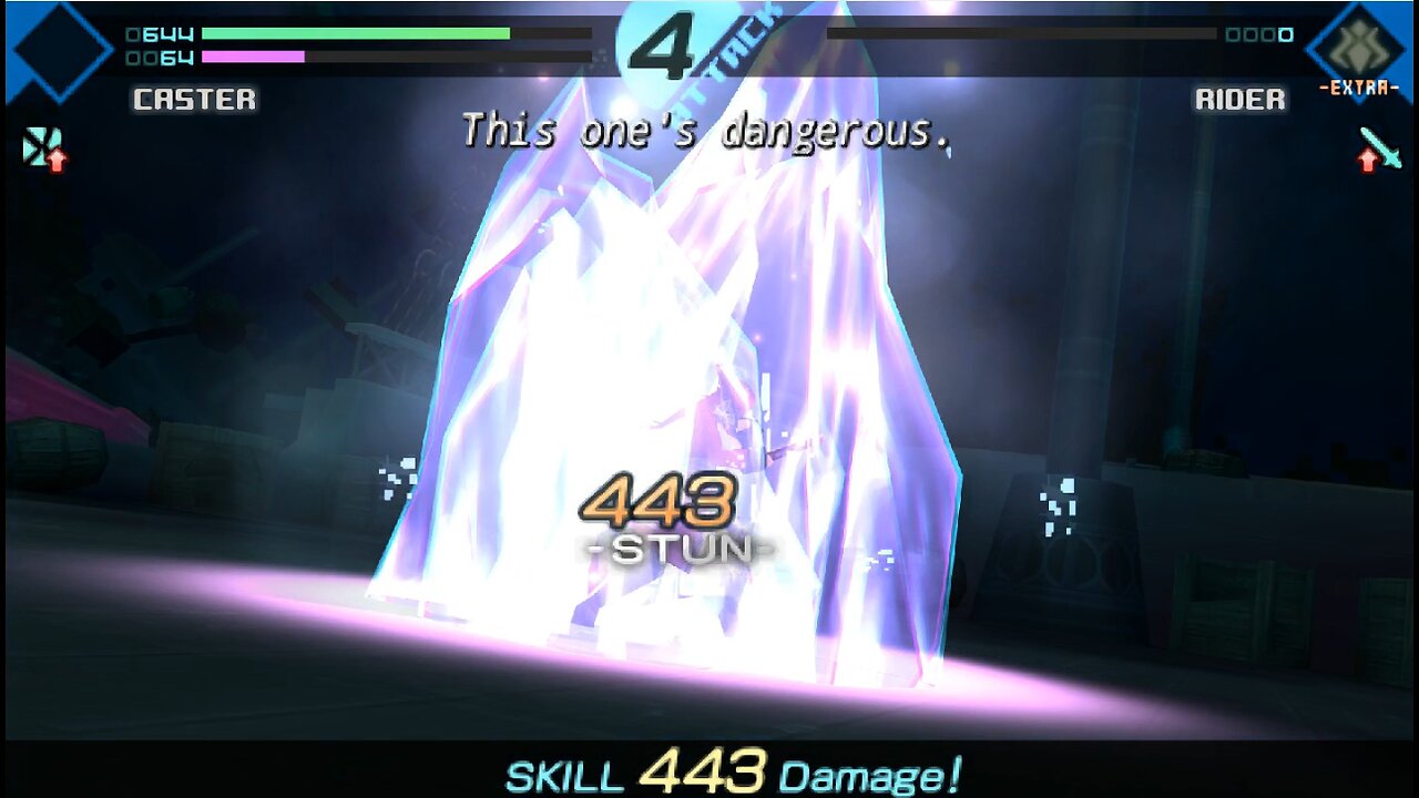 Fate/Extra フェイト エクストラ Perfect Patch Changes Checks Part 7 Glass Cannon Caster Vs Rider 1st Elimination Battle and Post Events No Hack