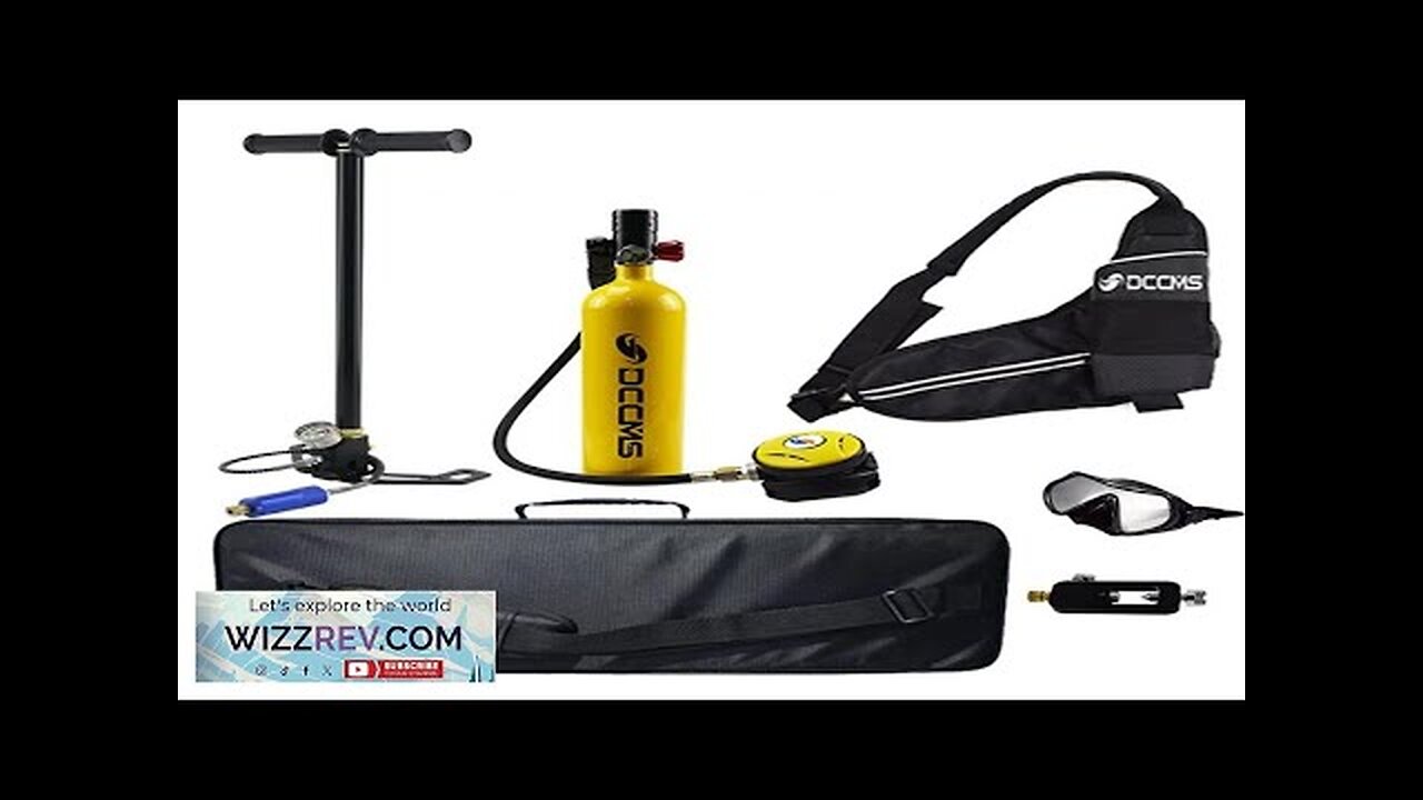 DCCMS 1L Mini Scuba Diving Tank Set Provide 10-15 Minutes Of Breathing Review