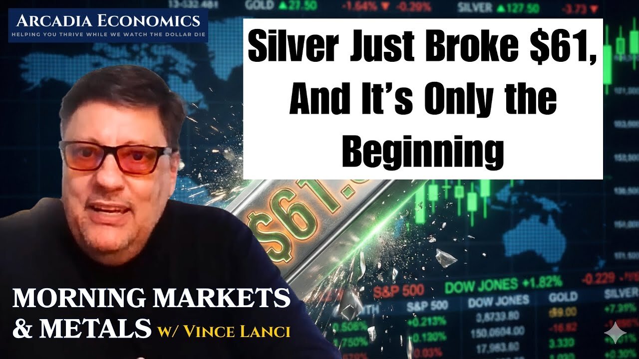 Silver Breaks $61 As Lease Rate Rise In London