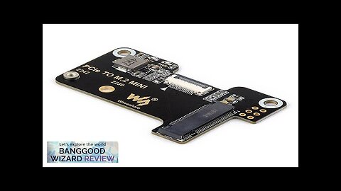 Raspberry Pi 5 PCIe to M.2 Mini Adapter Board Supports NVMe Protocol Review