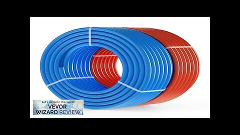 VEVOR PEX Pipe 3/4 Inch 2 x 100 Feet Length PEX-A Flexible Review