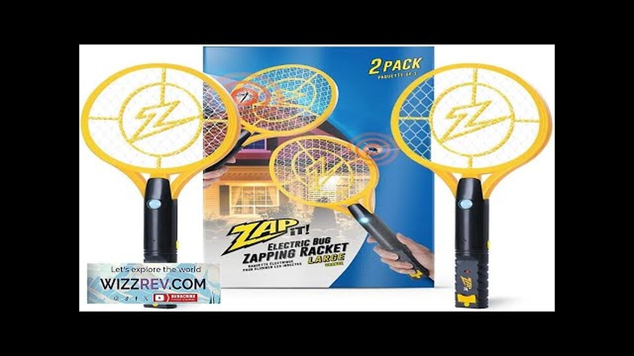 ZAP iT! 4000 Volt Electric Handheld Bug Zapper Swatter USB Rechargeable Review