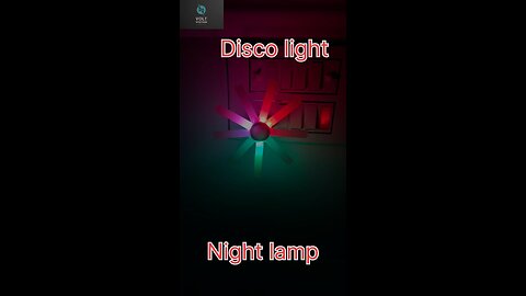 DIY Disco Night Lamp | Homemade Colorful LED Light