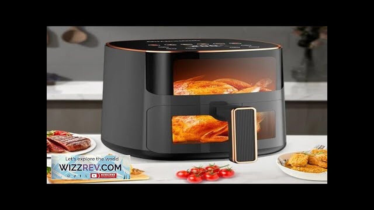 Air fryer household new visual large-capacity smart reservation multi-functional electric Review