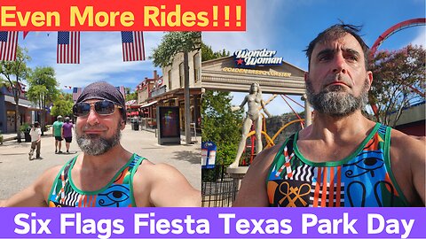 Will WONDER WOMAN ever OPEN????? Six Flags Fiesta Texas Day 2