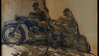 German Motorcycles 1942-43 - BMW R750 - KS 750 - Finnish Volunteer Btl Waffen SS 5th Wiking - NSKK