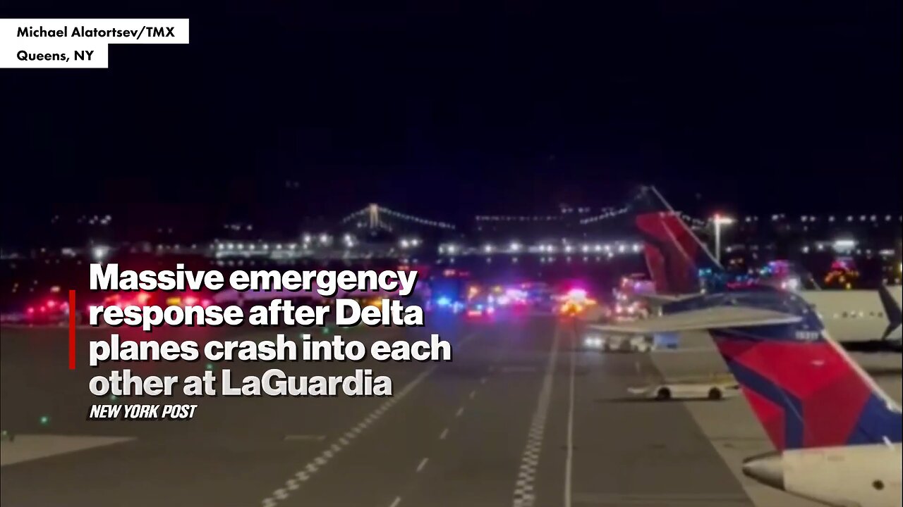 LaGuardia: Emergency Response after Delta Planes Crash into Each Other