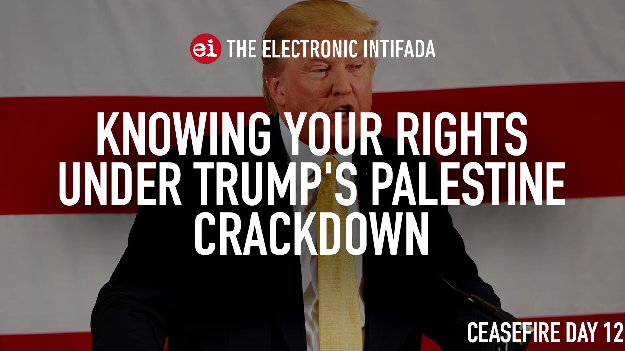 Knowing your rights under Trump's Palestine crackdown, with Abed A. Ayoub