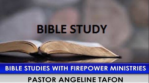 Bible Studies and current events with Pastor Angeline Tafon. Bilingual: English and Spanish.