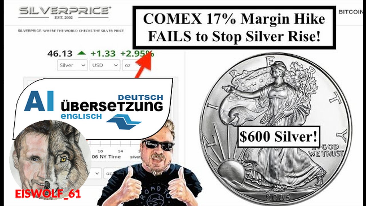 BIX WEIRs SILBERALARM: COMEX erhöht..."600% SILBER kommt schnell!"
