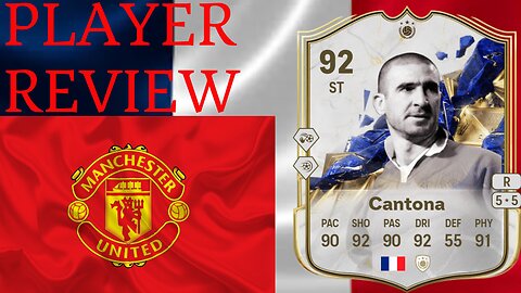 92 TOTY ICON CANTONA PLAYER REVIEW EA FC 25 ULTIMATE TEAM