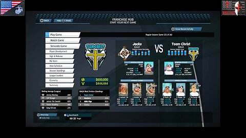 Based Sportsball 2025: Regular Season - Game #121 [Team Christ vs. Jacks]
