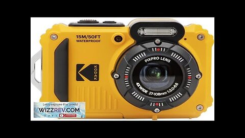 KODAK PIXPRO WPZ2 Rugged Waterproof Shockproof Dustproof WiFi Digital Camera 16MP 4X Review