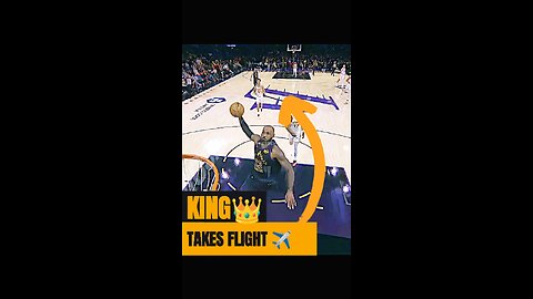 LBJ THROWS DOWN HUGE ONE‑HANDED SLAM 💥🔥