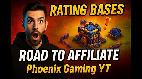 RATING BASES in CLAN WAR LEAGUE 🔥 | CLAN CAPITAL Madness | ROAD TO AFFILIATE | Phoenix Gaming YT