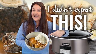 The Crock Pot Desserts That Surprised Me In the BEST Way