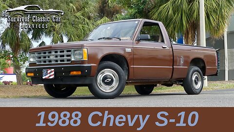 1988 Chevrolet S-10 Survivor Pickup – Patina Finish, 5-Speed Manual, New Dual Exhaust!