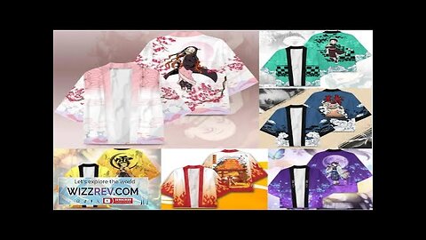 Summer Men Japanese Anime Kamado Tanjirou 3D Print Yukata Haori Jacket Women Review