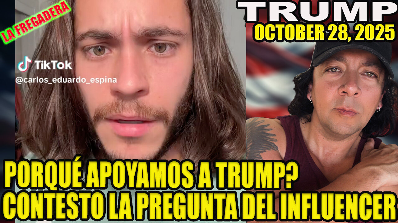 POR QUÉ APOYAMOS ATRUMP? CONTESTO LA PREGUNTA DEL INFLUENCER