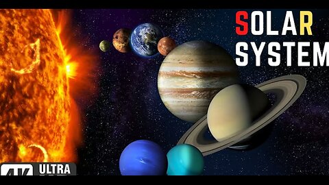 4k video ultra hd solar system | space travel in (sun) moon and mars earth