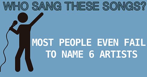 Can you name more than 6 artists?