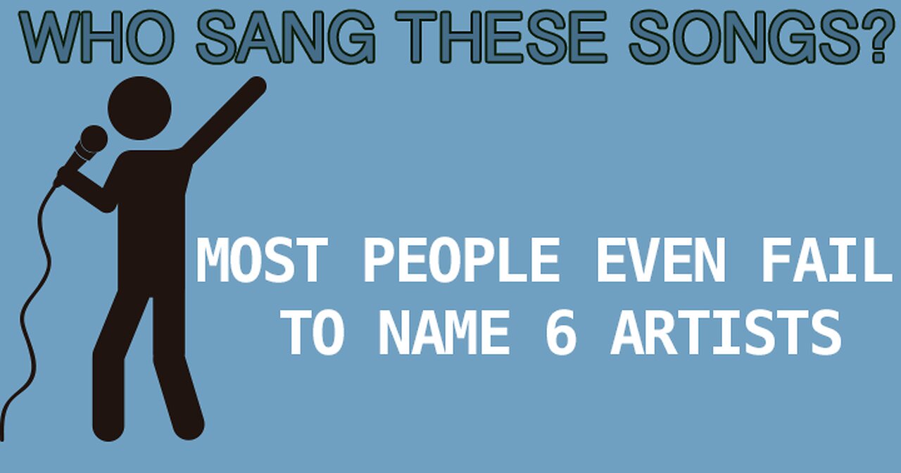 Can you name more than 6 artists?