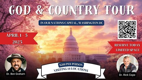 GOD & COUNTRY TOUR | WASHINGTON, DC | APRIL 1-5, 2025