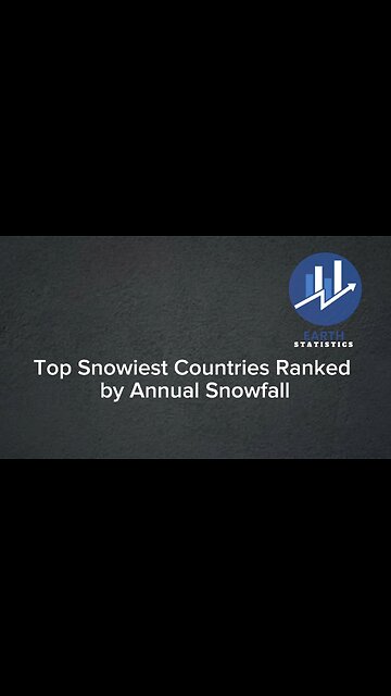 Top Snowiest Countries Ranked by Annual Snowfall...