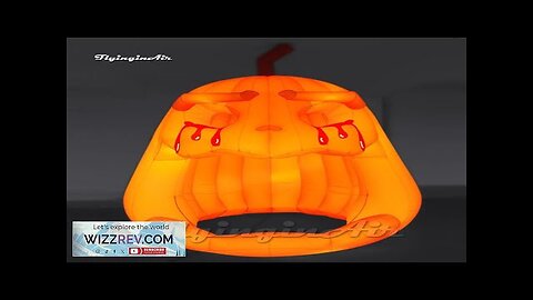 Scary Halloween Crying Inflatable Pumpkin Photo Booth With LED Light For Party Review