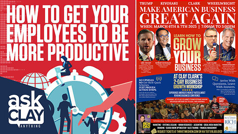 Best Business Podcast | How to Get Your Employees to Be More Productive + Merit-Based Pay 101 + Join Eric Trump & Robert Kiyosaki At Clay Clark's 2-Day Interactive Business Growth Workshop (March 6-7 In Tulsa, Oklahoma)