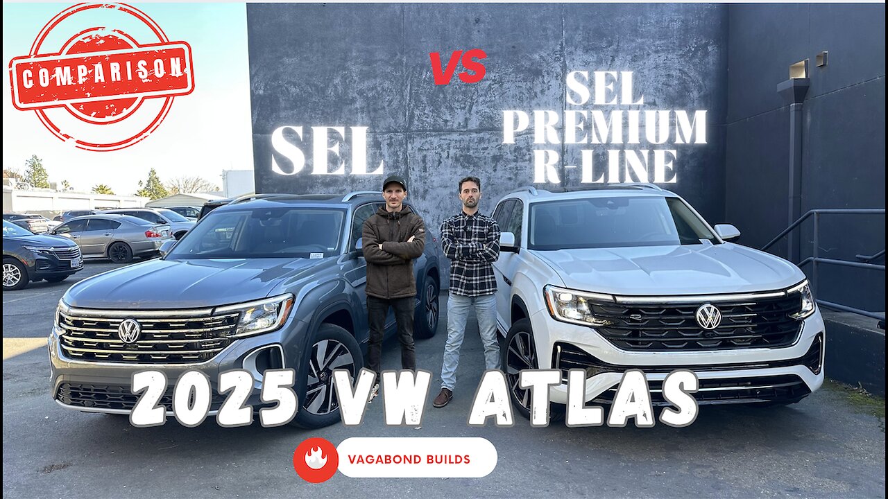 2025 Volkswagen Atlas R Line SEL Premium vs SEL