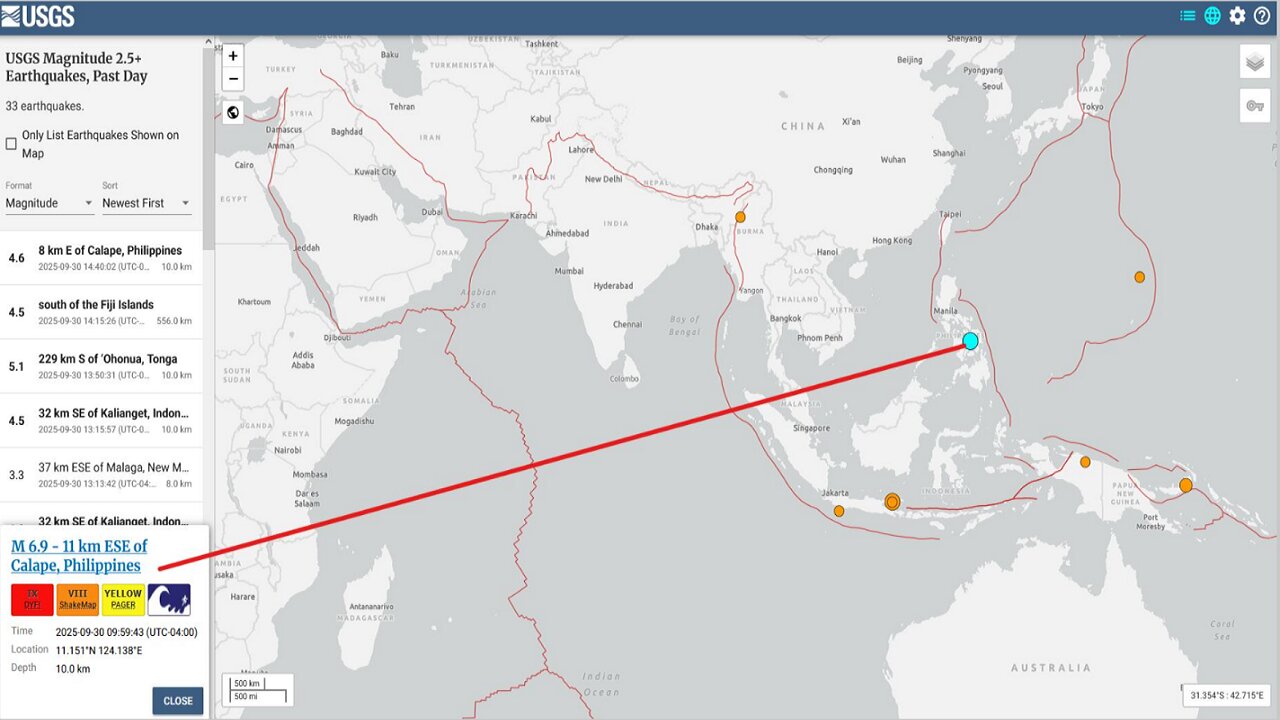ANOTHER 7 POINTER EARTHQUAKE ON THE RING OF FIRE!!!