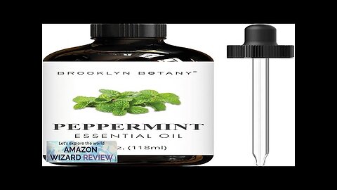 Brooklyn Botany Peppermint Essential Oil Huge 4 Fl Oz 100% Review