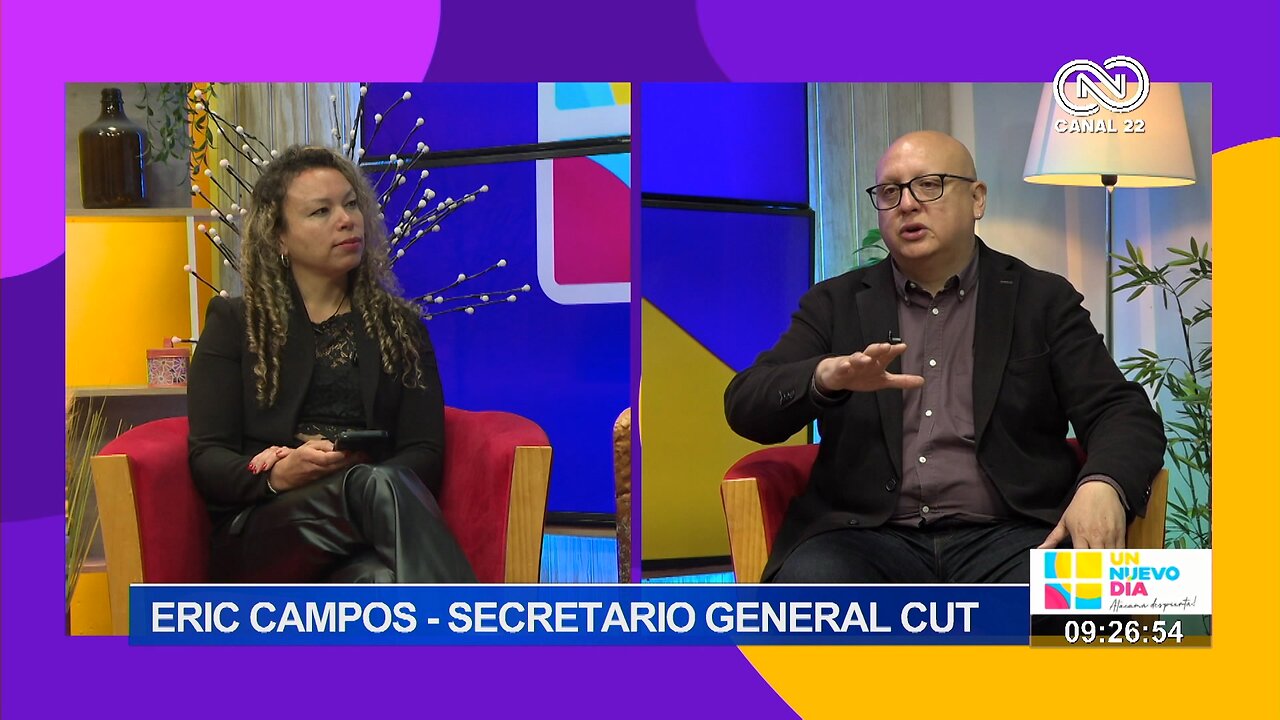 Eric Campo Secretario General CUT