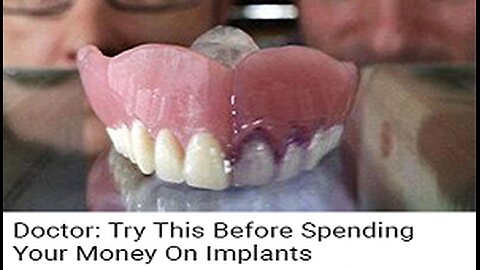 Doctor Try This Before Spending Your Money On Implants