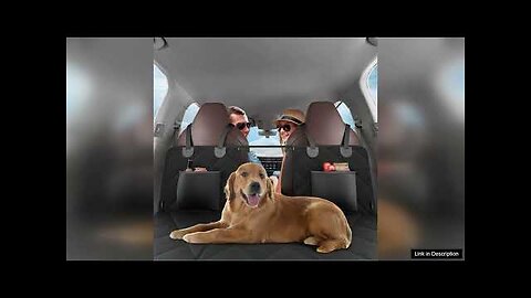 VEVOR 53 x 24.8 in Dog Car Seat Cover for Back Seat Review