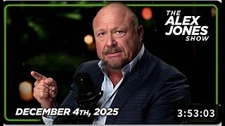 12 4 25 ALEX JONES Senator Warner Called For US Military To Overthrow President Trump