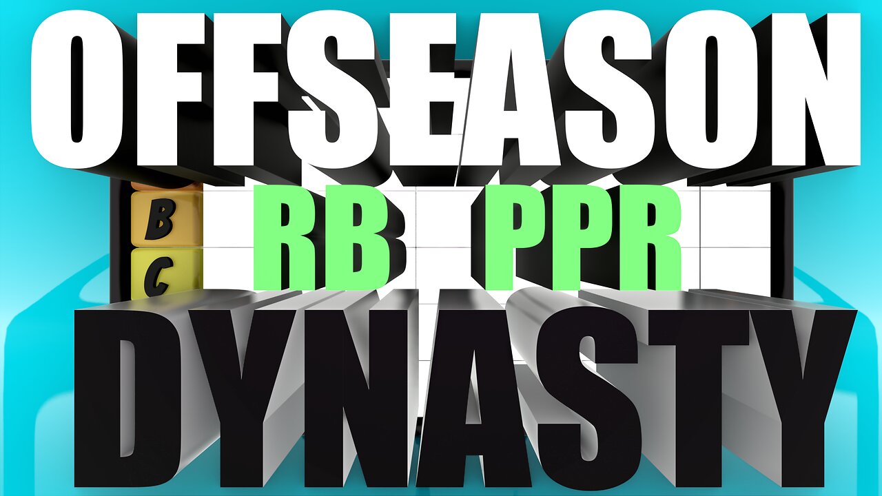 The FF Strategy - Dynasty RB Rankings Jan 6, 2025