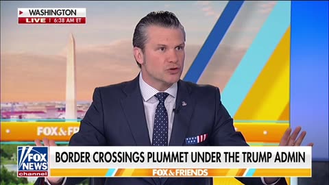 Sec Def Pete Hegseth on inheriting the reckless open border policy