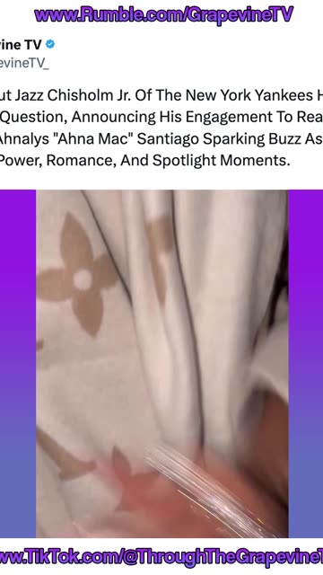 Yankees Star Jazz Chisholm Jr. Announces Engagement To Reality TV Personality/ OF Model Ahna Mac.