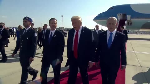Israeli laid out the red carpet for @POTUS 💙