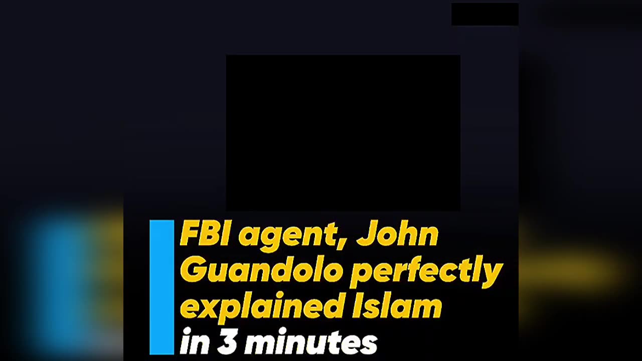 FBI agent, John Guandolo perfectly explained Radical Islam in 3 minutes.