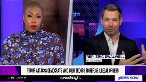 Beijing Bot Eric Swalwell Compares Trump to 8-Year-Old Son